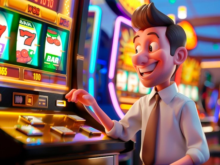 Diamond Empire slot game interface on dog69 login mobile showing gem symbols, paylines, and bonus meter